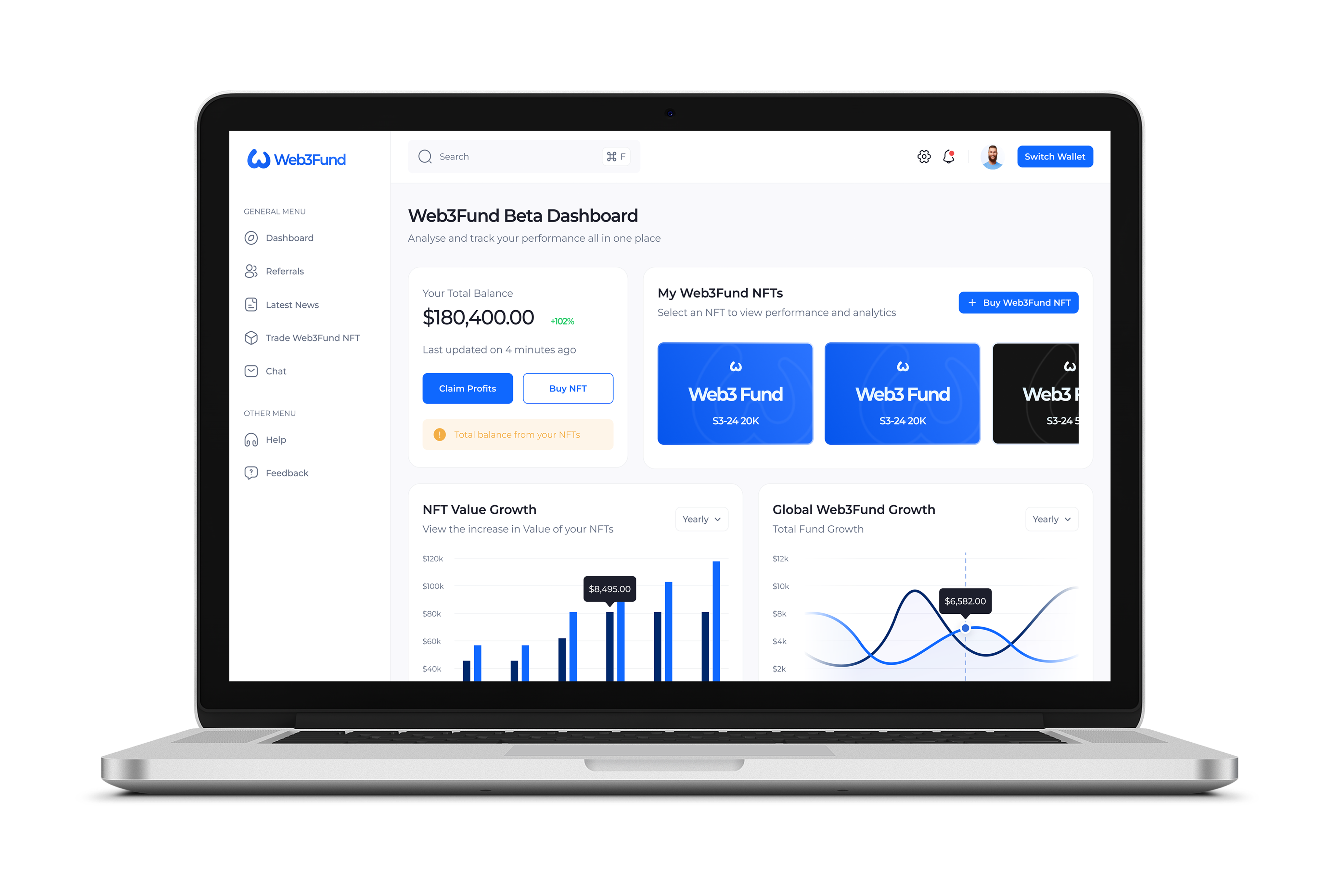 Web3Fund product screenshot