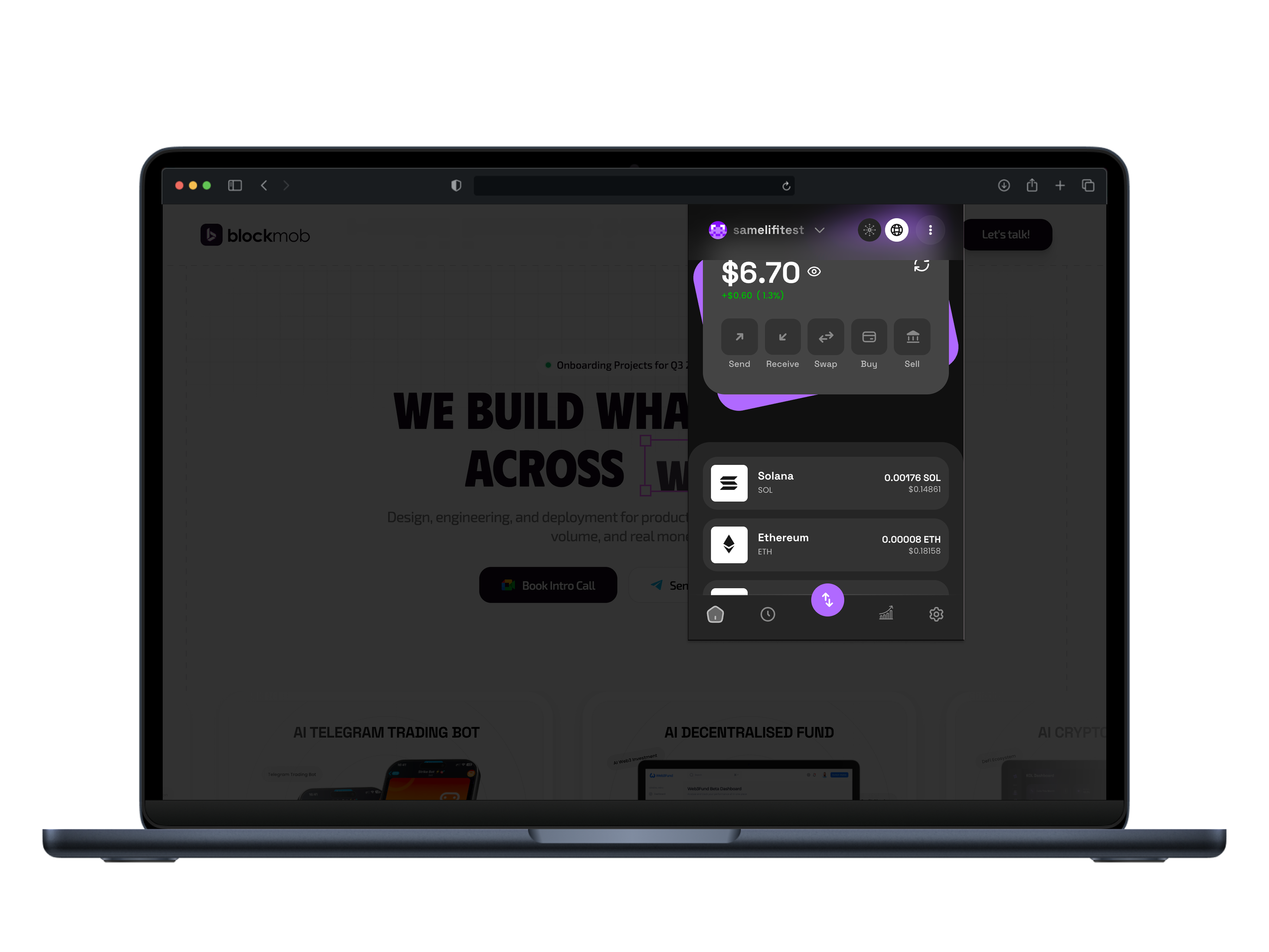 GAYA Wallet Extension product screenshot