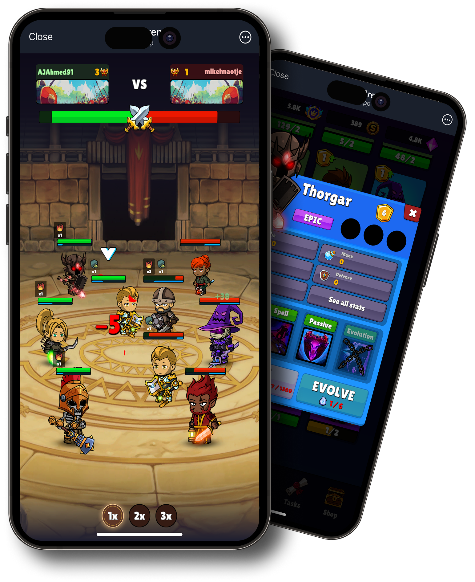 Swipe Arena product screenshot