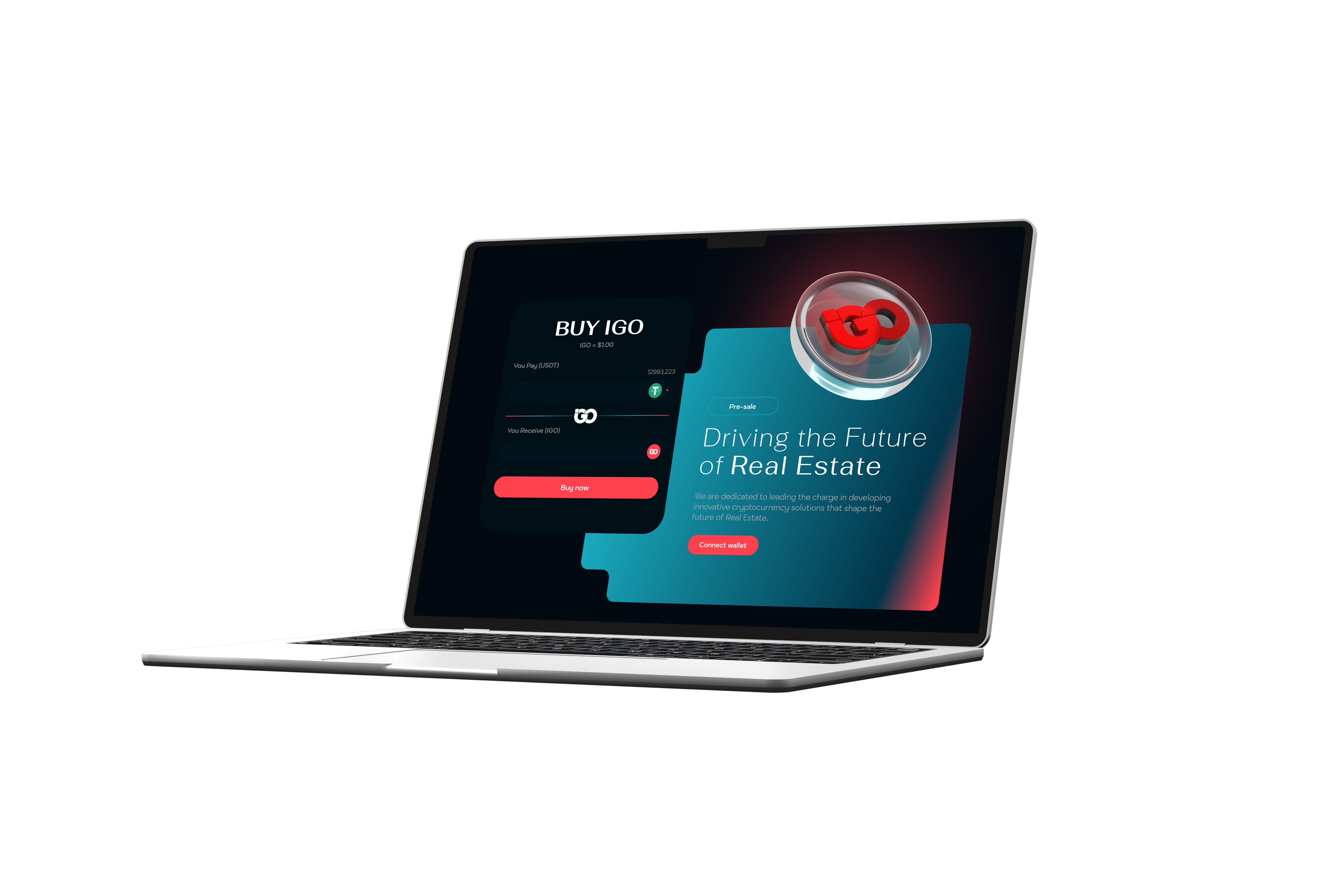 IGO Token Platform product screenshot