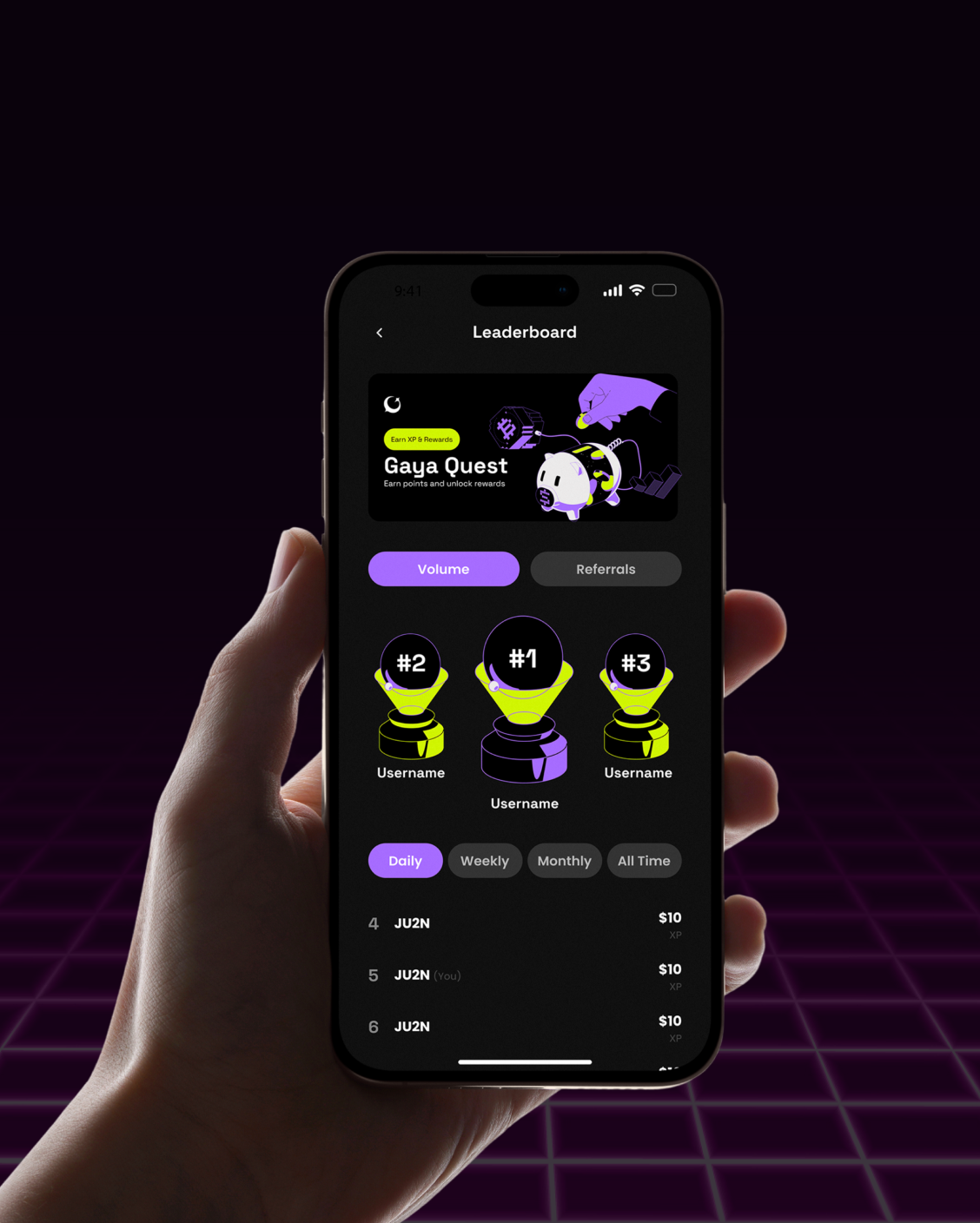 Gaya Wallet screen 2