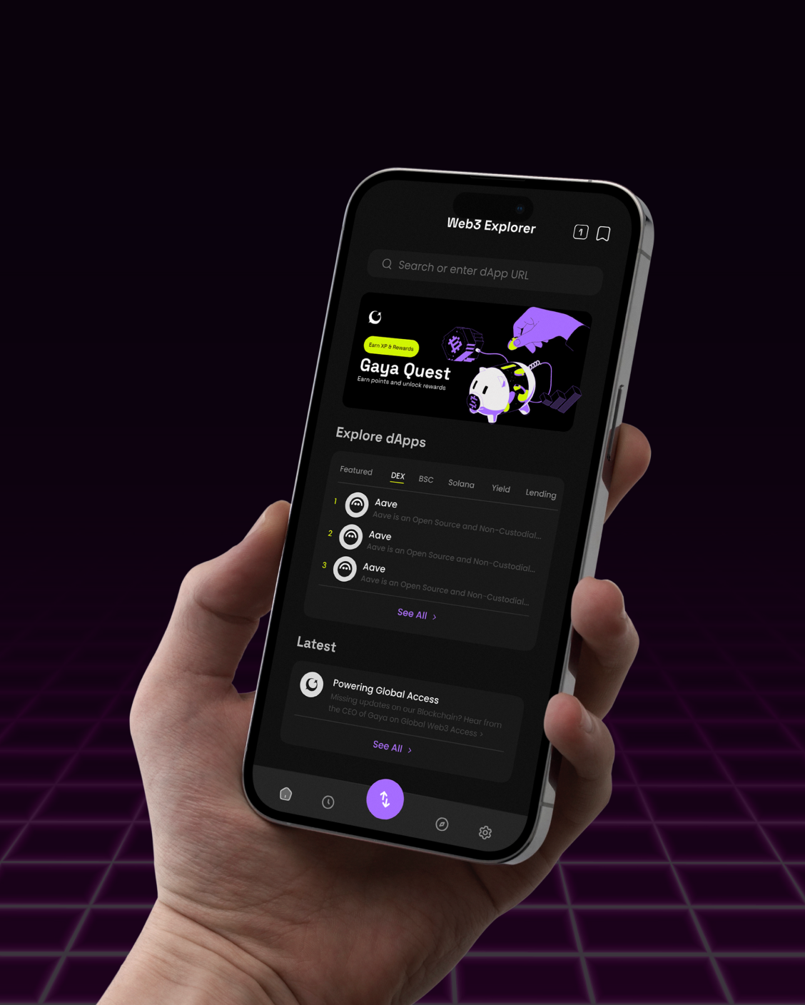 Gaya Wallet screen 4