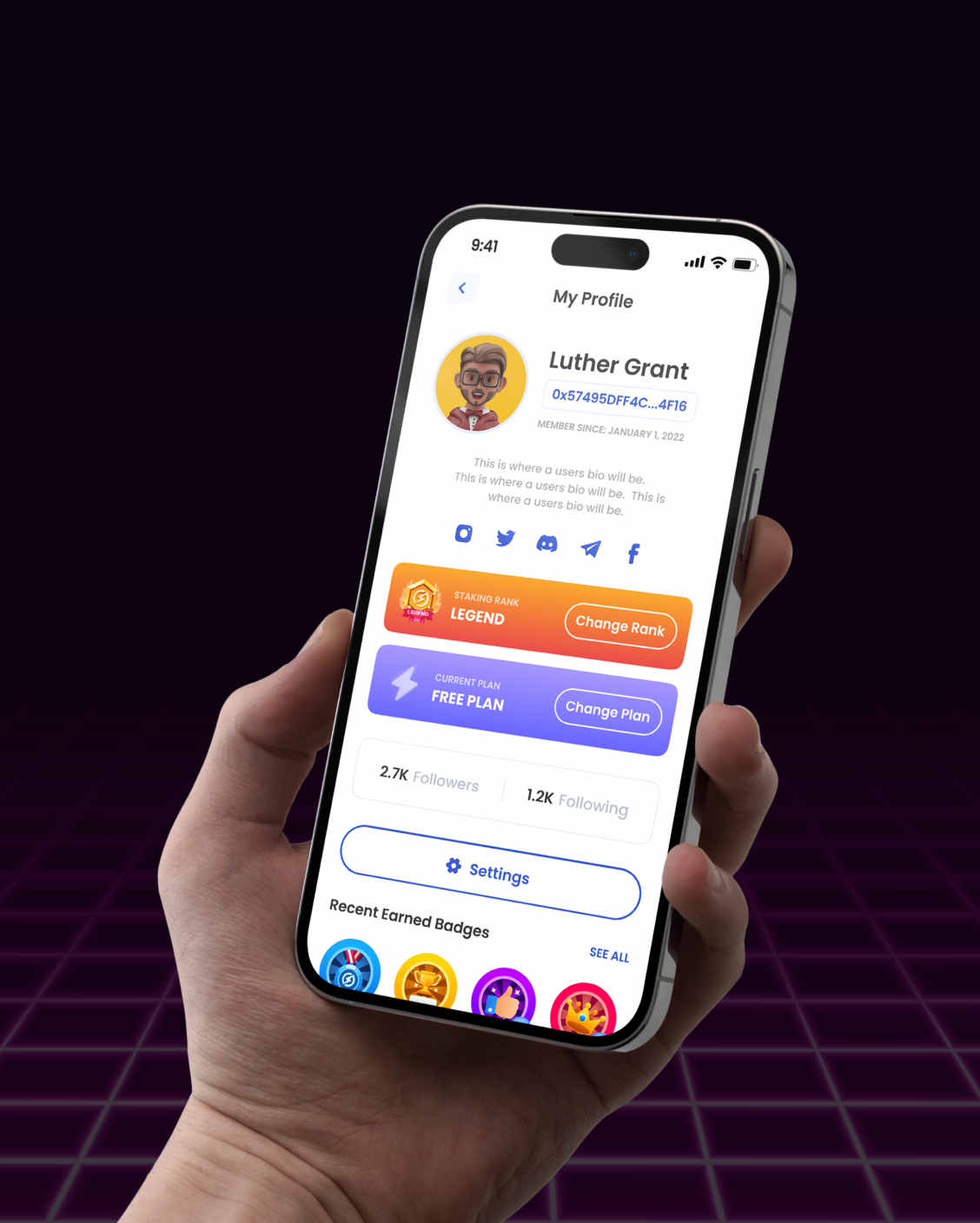 Legion Network Super App screen 4