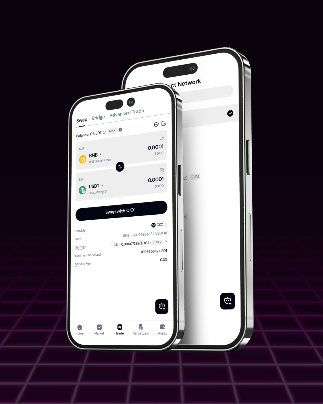 Axon Wallet screen 1