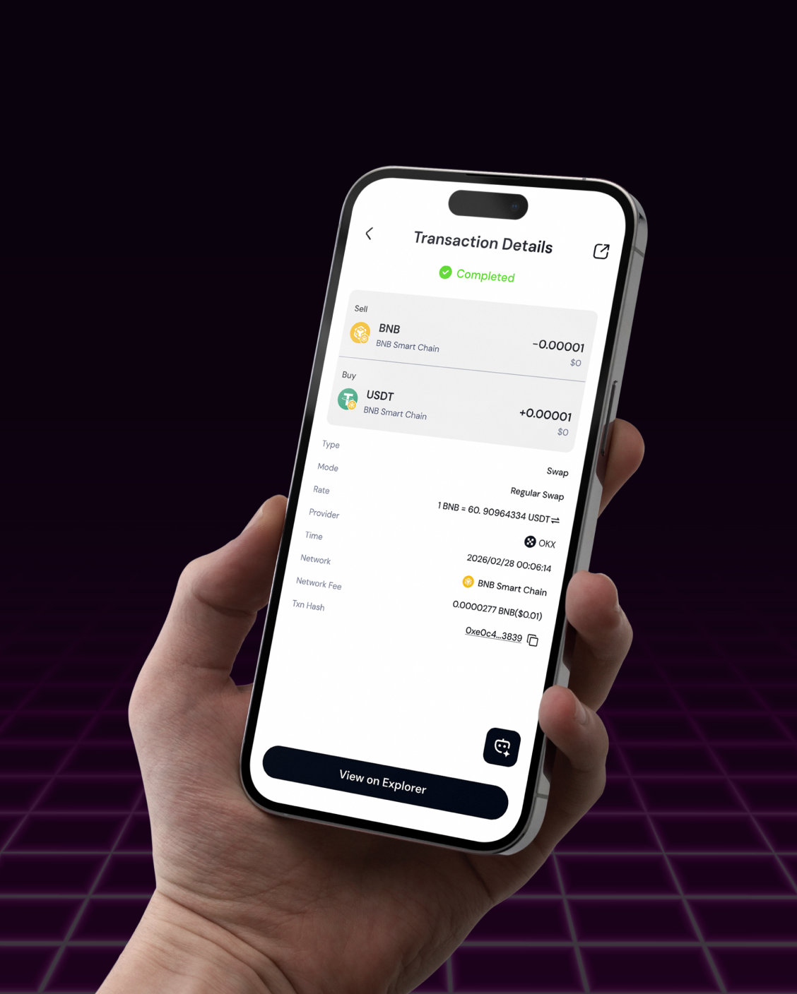 Axon Wallet screen 4