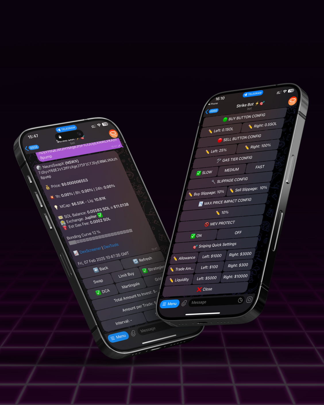Strikebot screen 3