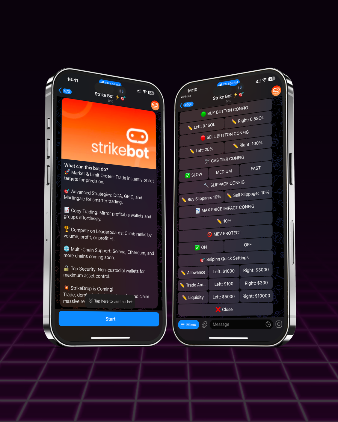 Strikebot screen 5