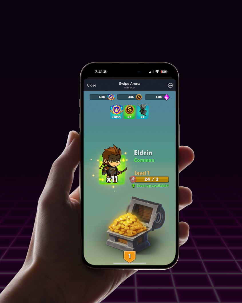 Swipe Arena screen 2