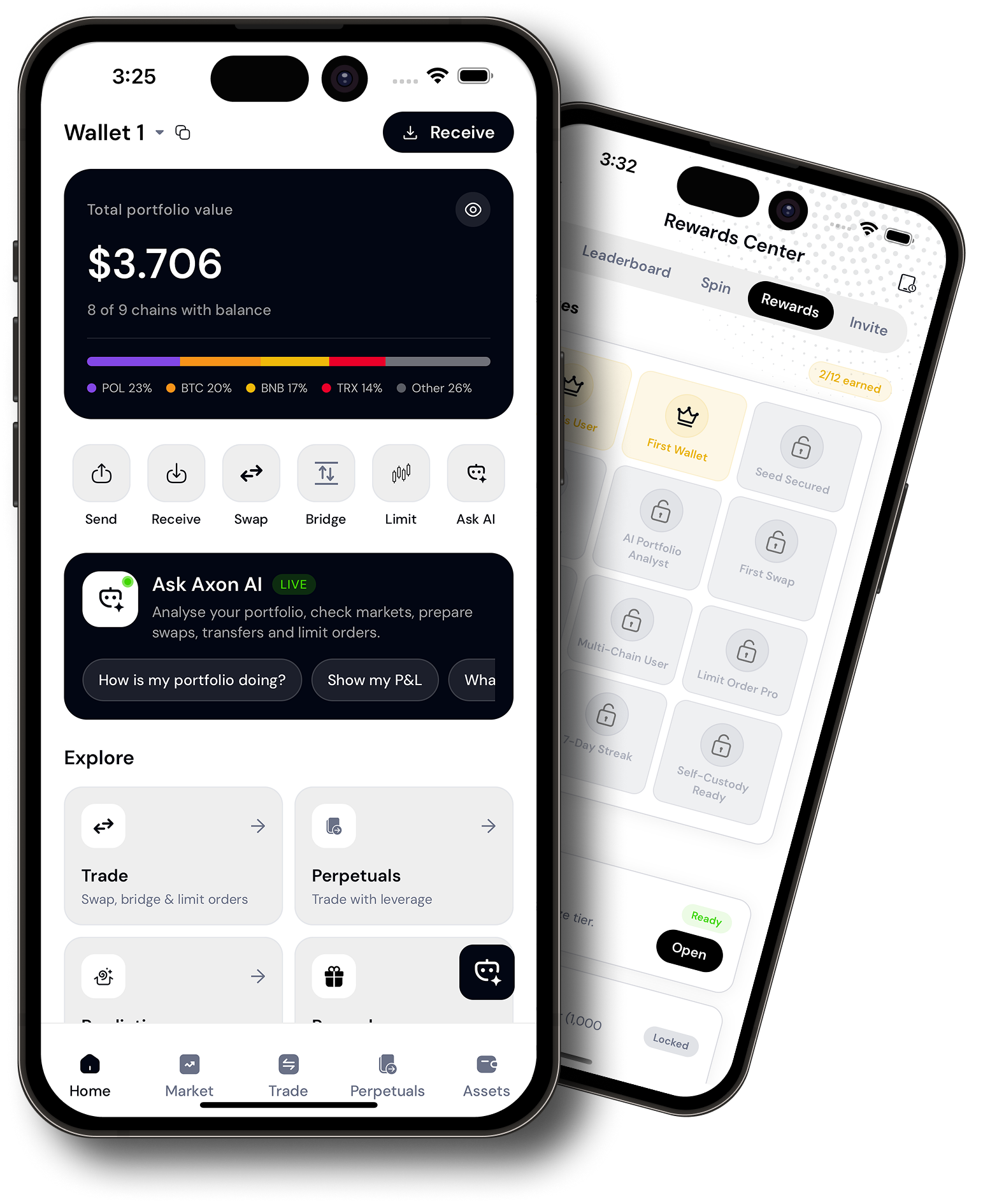 Axon Wallet product screenshot